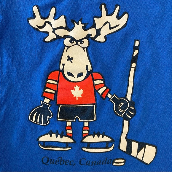 Quebec Moose Hockey Shirt! 💜 3 for $10 - Picture 2 of 3